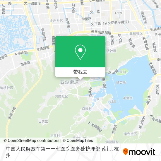 中国人民解放军第一一七医院医务处护理部-南门地图
