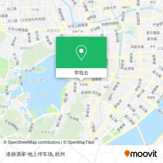 港丽酒家-地上停车场地图