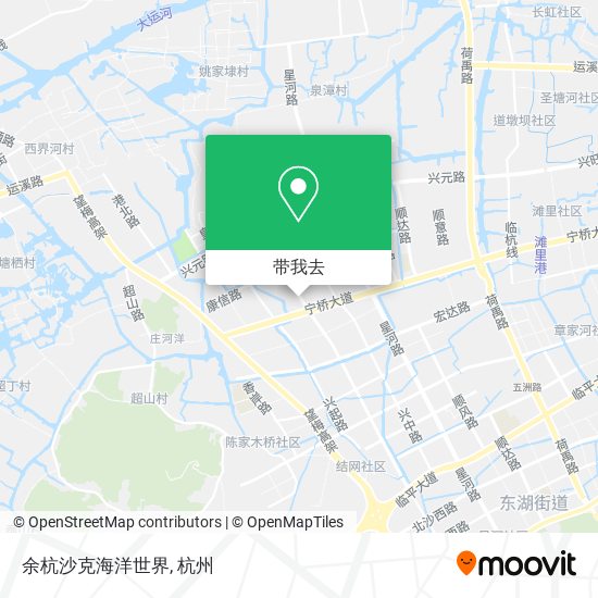 余杭沙克海洋世界地图