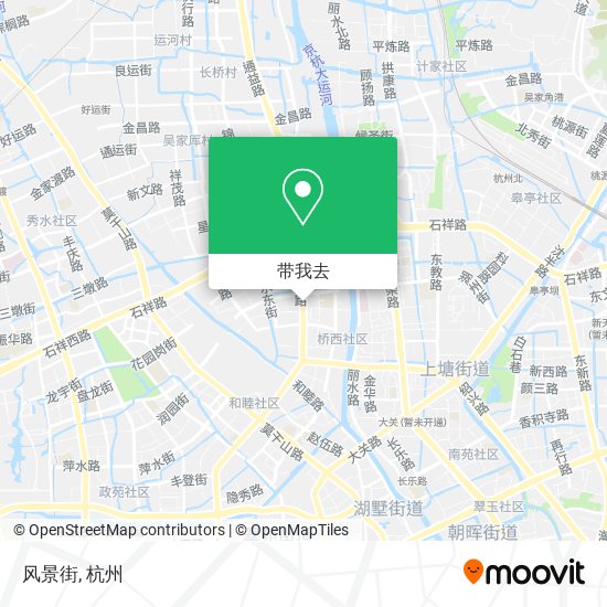 风景街地图