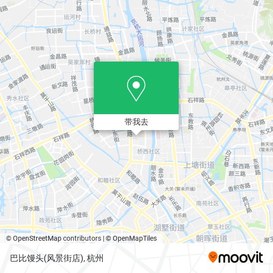 巴比馒头(风景街店)地图
