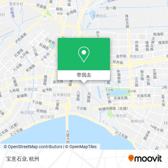 宝意石业地图