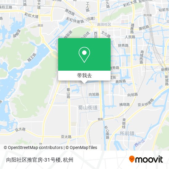向阳社区推官房-31号楼地图