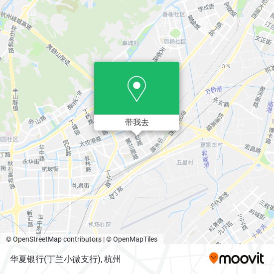 华夏银行(丁兰小微支行)地图