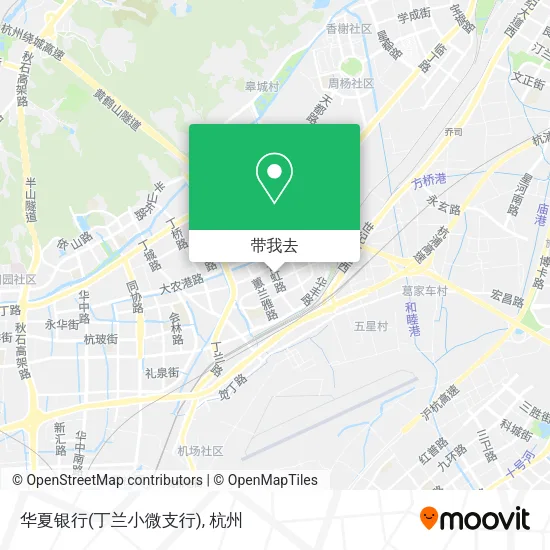 华夏银行(丁兰小微支行)地图