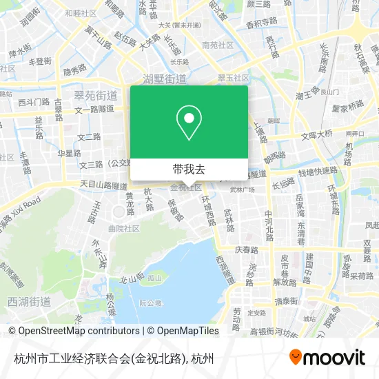 杭州市工业经济联合会(金祝北路)地图