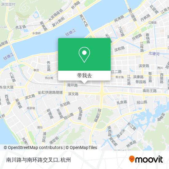南川路与南环路交叉口地图