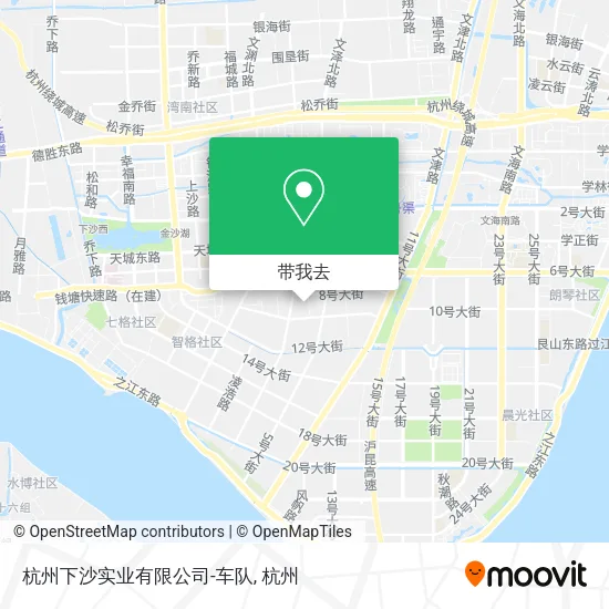 杭州下沙实业有限公司-车队地图