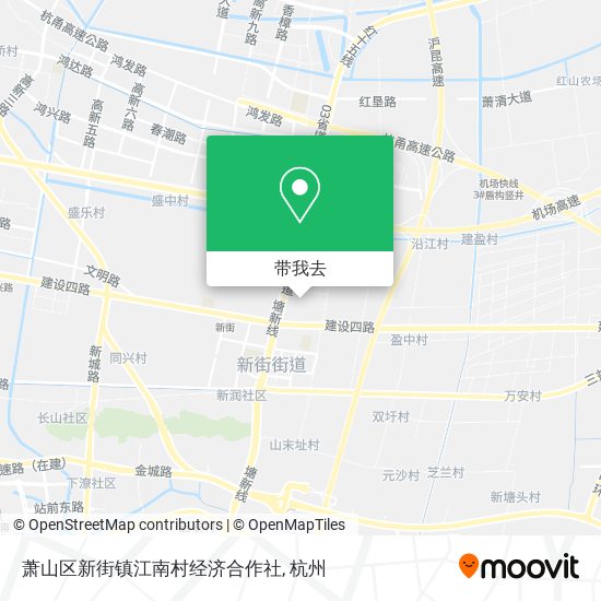 萧山区新街镇江南村经济合作社地图