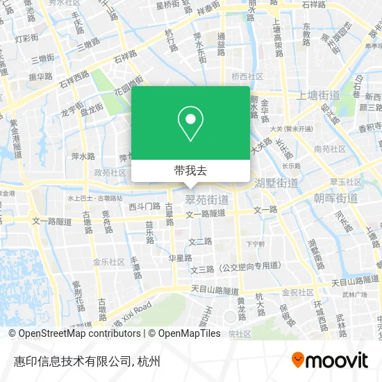 惠印信息技术有限公司地图