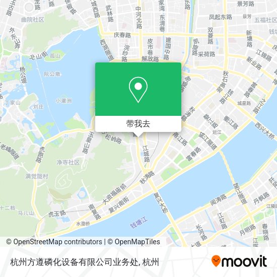 杭州方遵磷化设备有限公司业务处地图