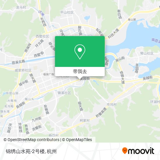 锦绣山水苑-2号楼地图