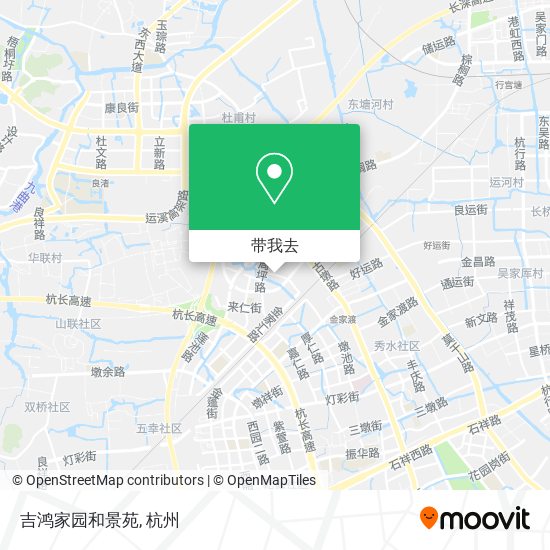 吉鸿家园和景苑地图