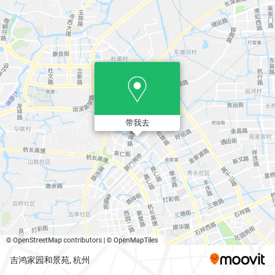 吉鸿家园和景苑地图