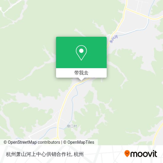 杭州萧山河上中心供销合作社地图