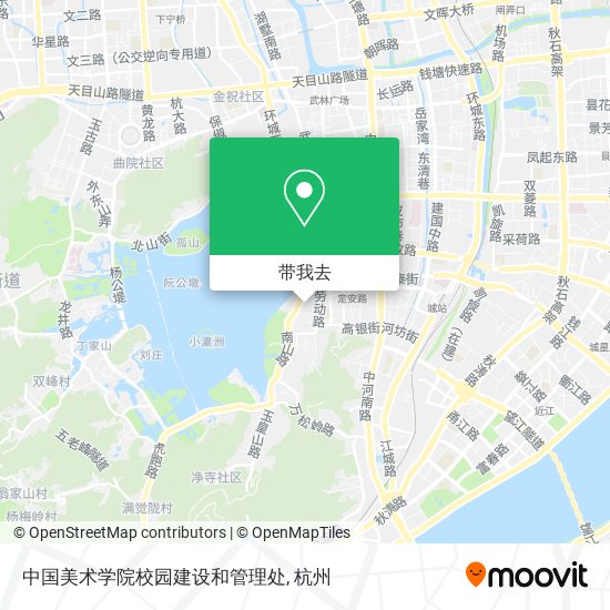 中国美术学院校园建设和管理处地图