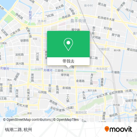 钱潮二路地图
