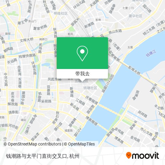 钱潮路与太平门直街交叉口地图