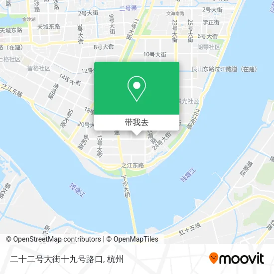 二十二号大街十九号路口地图