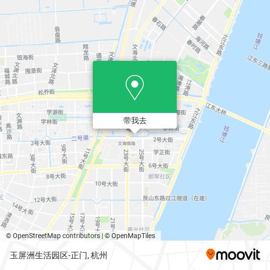 玉屏洲生活园区-正门地图