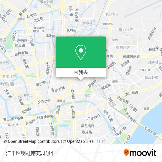 江干区明桂南苑地图