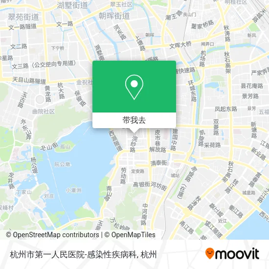杭州市第一人民医院-感染性疾病科地图