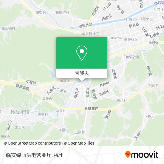 临安锦西供电营业厅地图