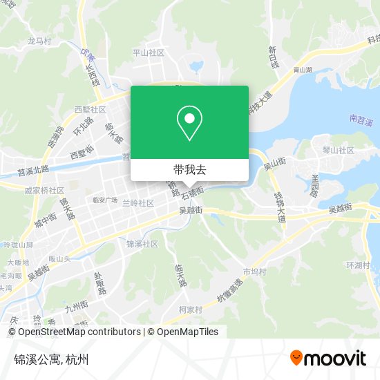 锦溪公寓地图