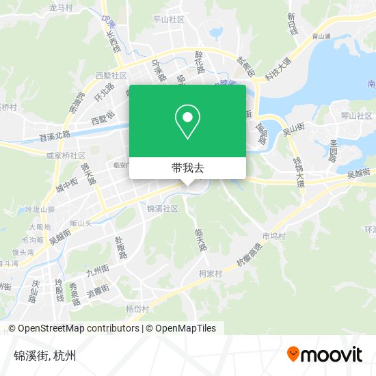 锦溪街地图