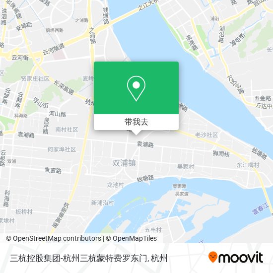 三杭控股集团-杭州三杭蒙特费罗东门地图
