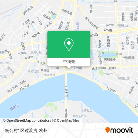 杨公村1区过渡房地图