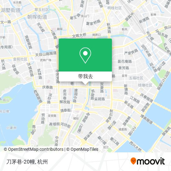 刀茅巷-20幢地图