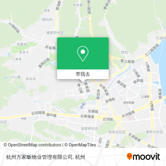 杭州方家畈物业管理有限公司地图