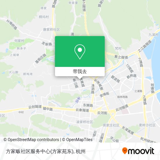 方家畈社区服务中心(方家苑东)地图