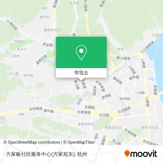 方家畈社区服务中心(方家苑东)地图