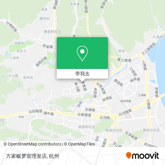 方家畈梦宣理发店地图
