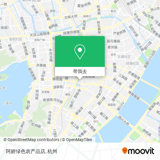 阿娇绿色农产品店地图