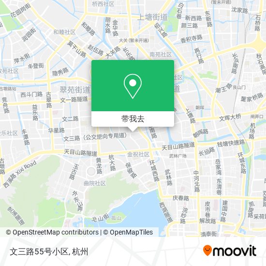 文三路55号小区地图