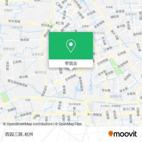 西园三路地图
