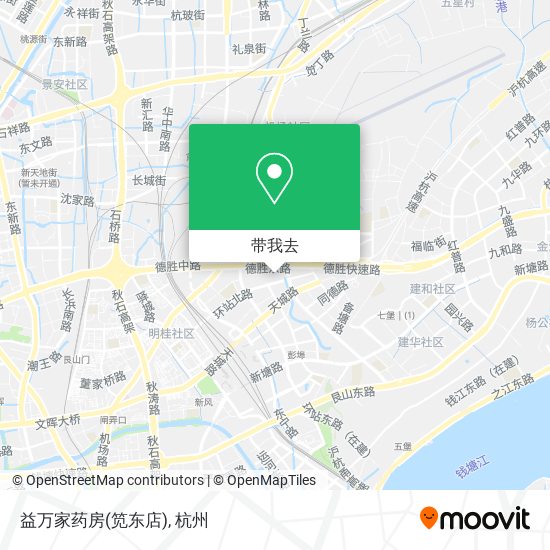益万家药房(笕东店)地图