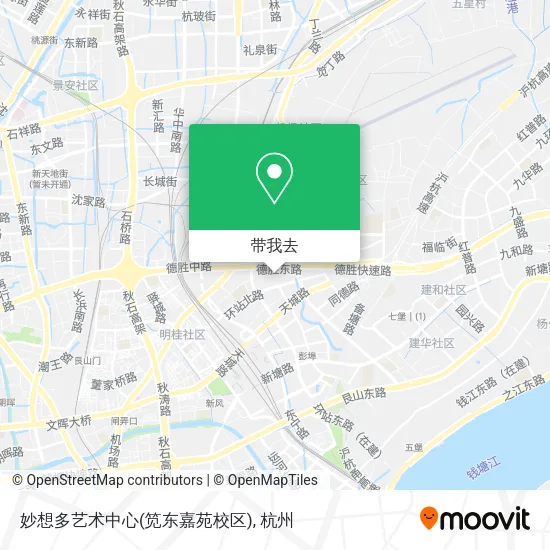 妙想多艺术中心(笕东嘉苑校区)地图