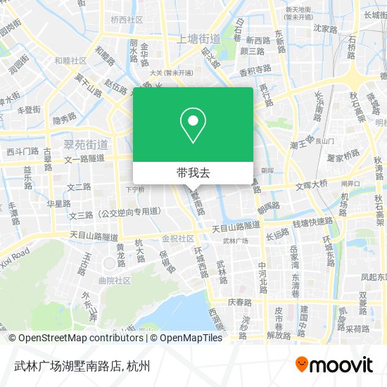 武林广场湖墅南路店地图