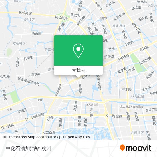 中化石油加油站地图