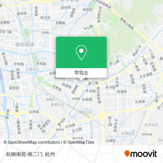 杭钢南苑-南二门地图