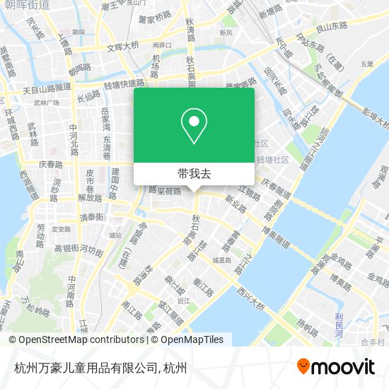 杭州万豪儿童用品有限公司地图