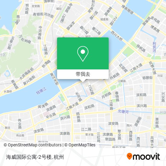 海威国际公寓-2号楼地图