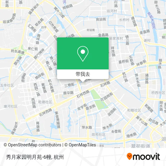秀月家园明月苑-6幢地图
