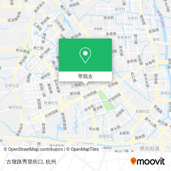 古墩路秀里街口地图