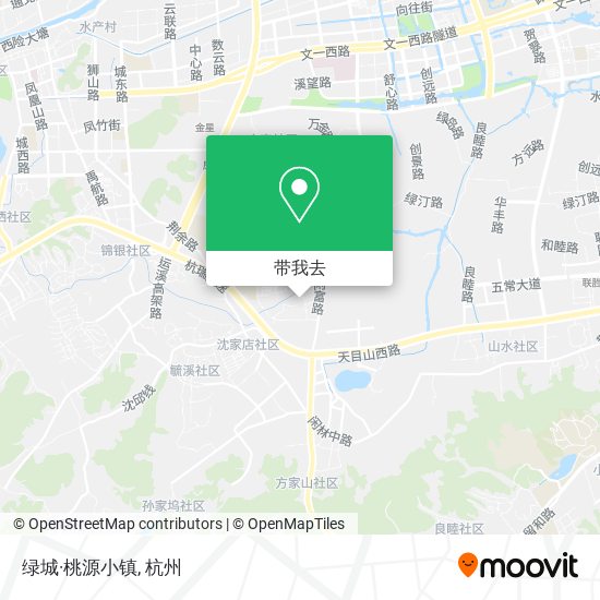 绿城·桃源小镇地图