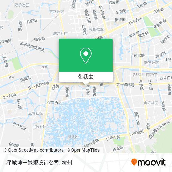 绿城坤一景观设计公司地图